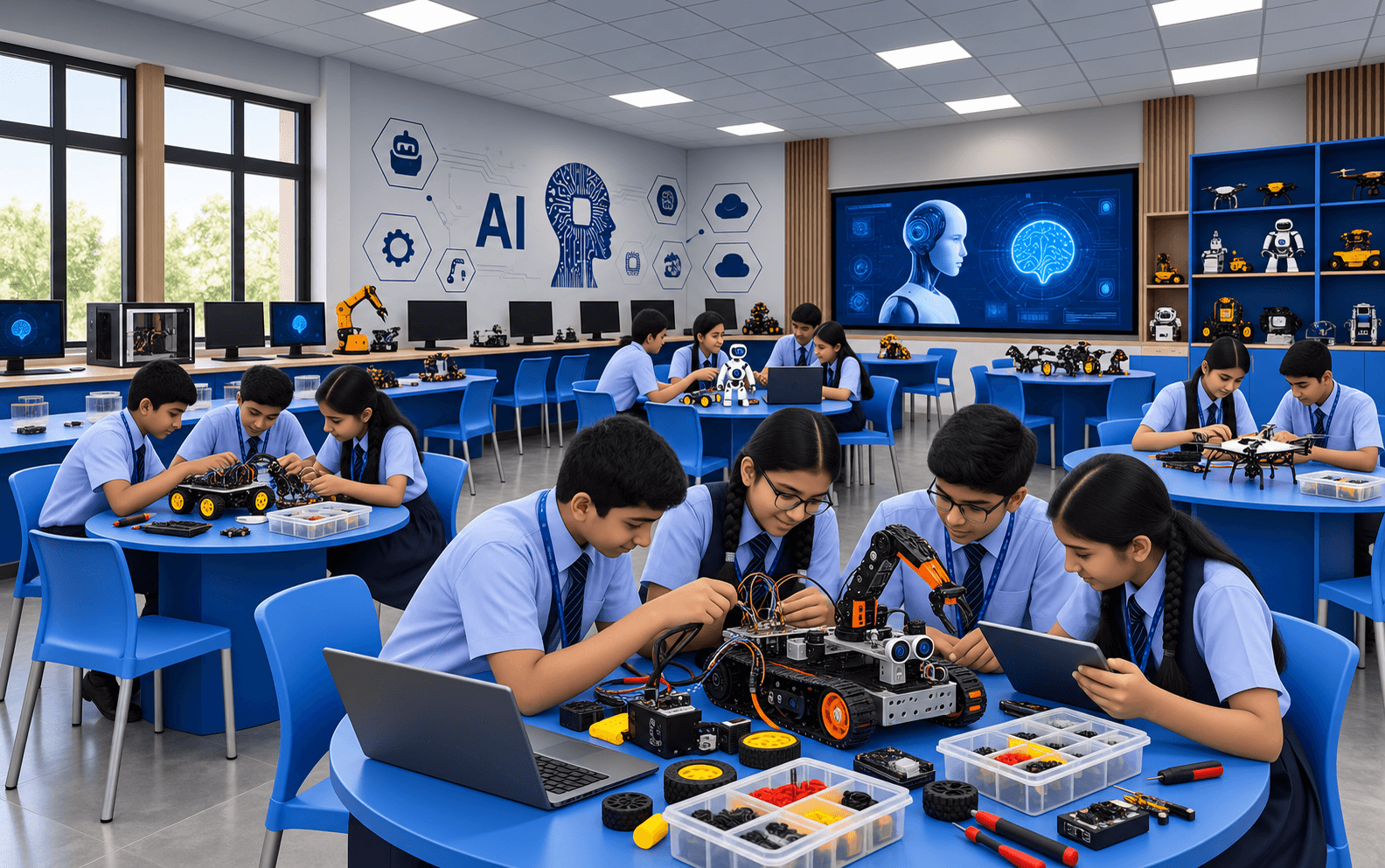 How to Plan an AI & Robotics Lab for Your School