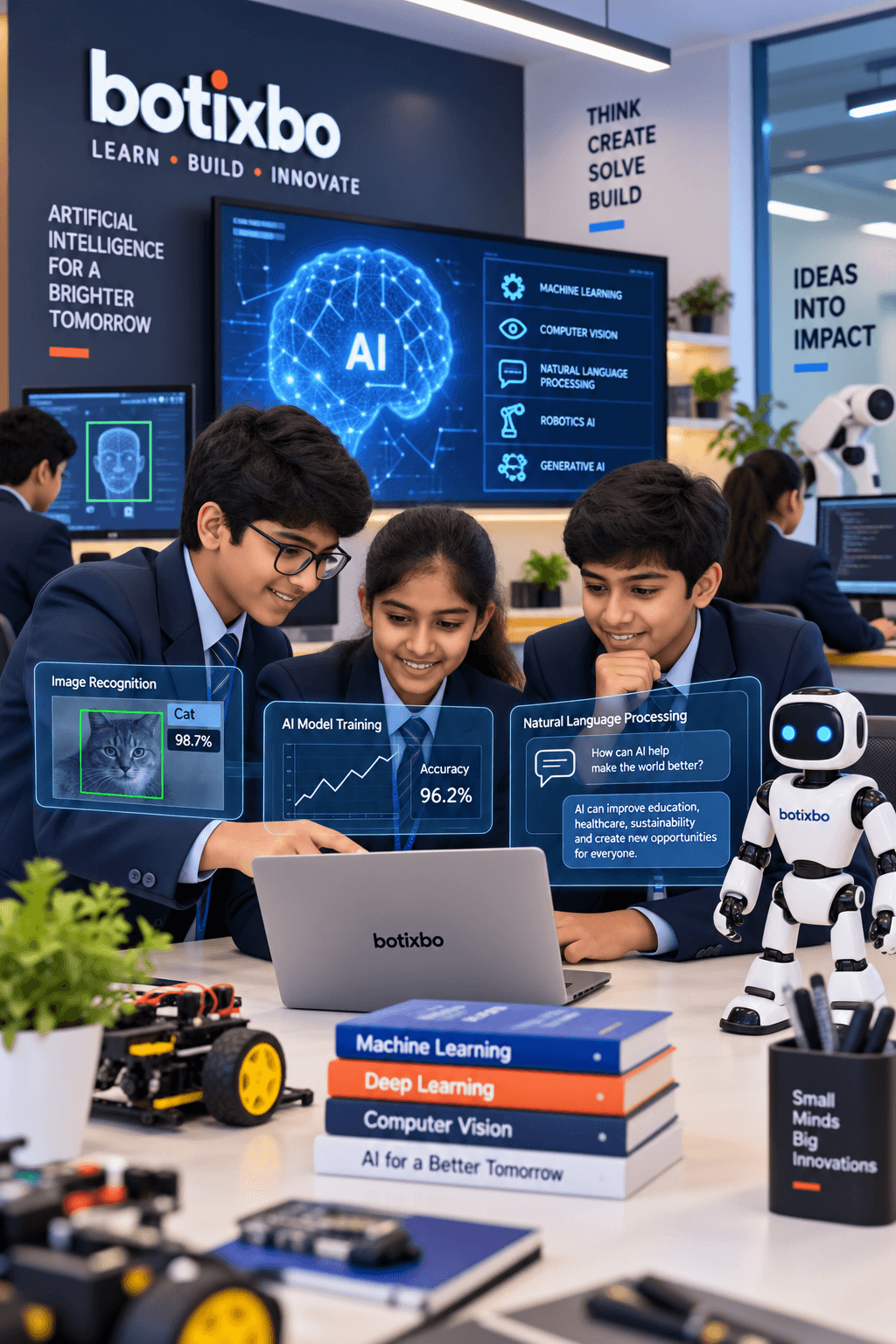 Artificial Intelligence and Innovation Lab classroom