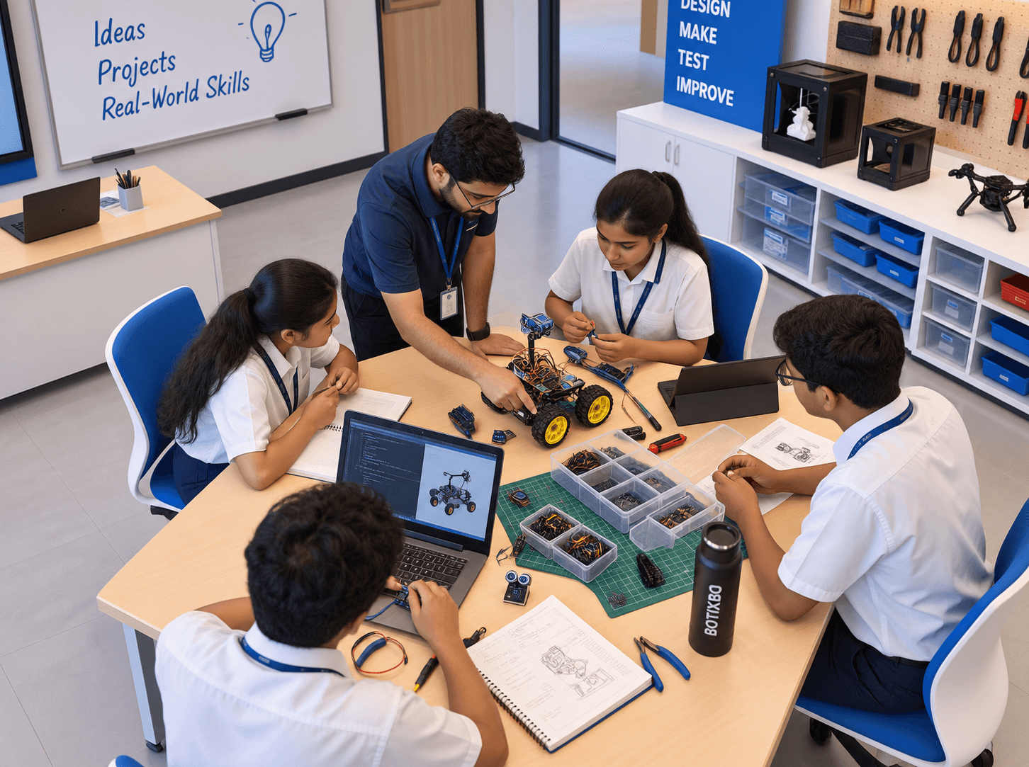 Collaborative robotics makerspace workshop