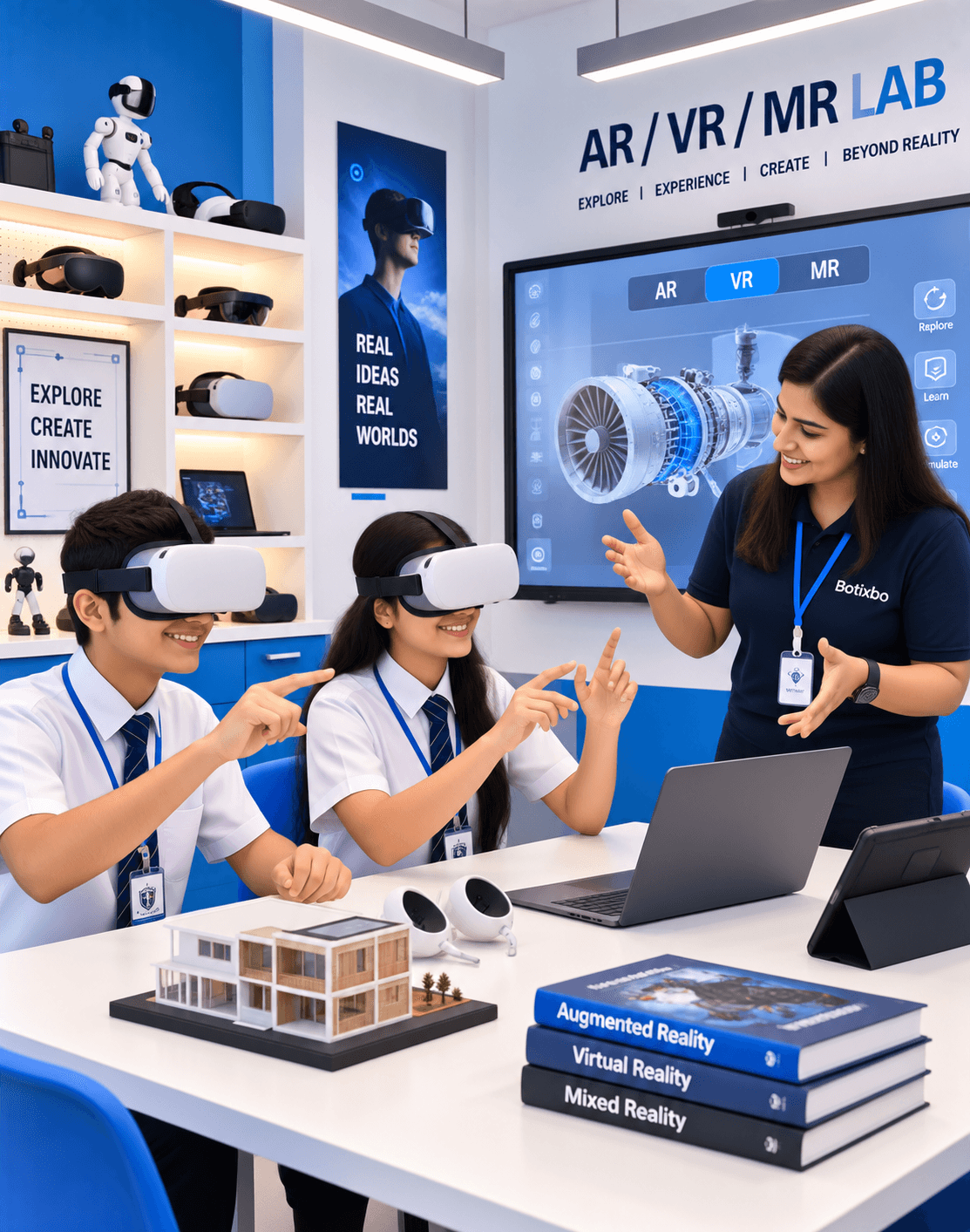 Exploring reality in the AR / VR lab