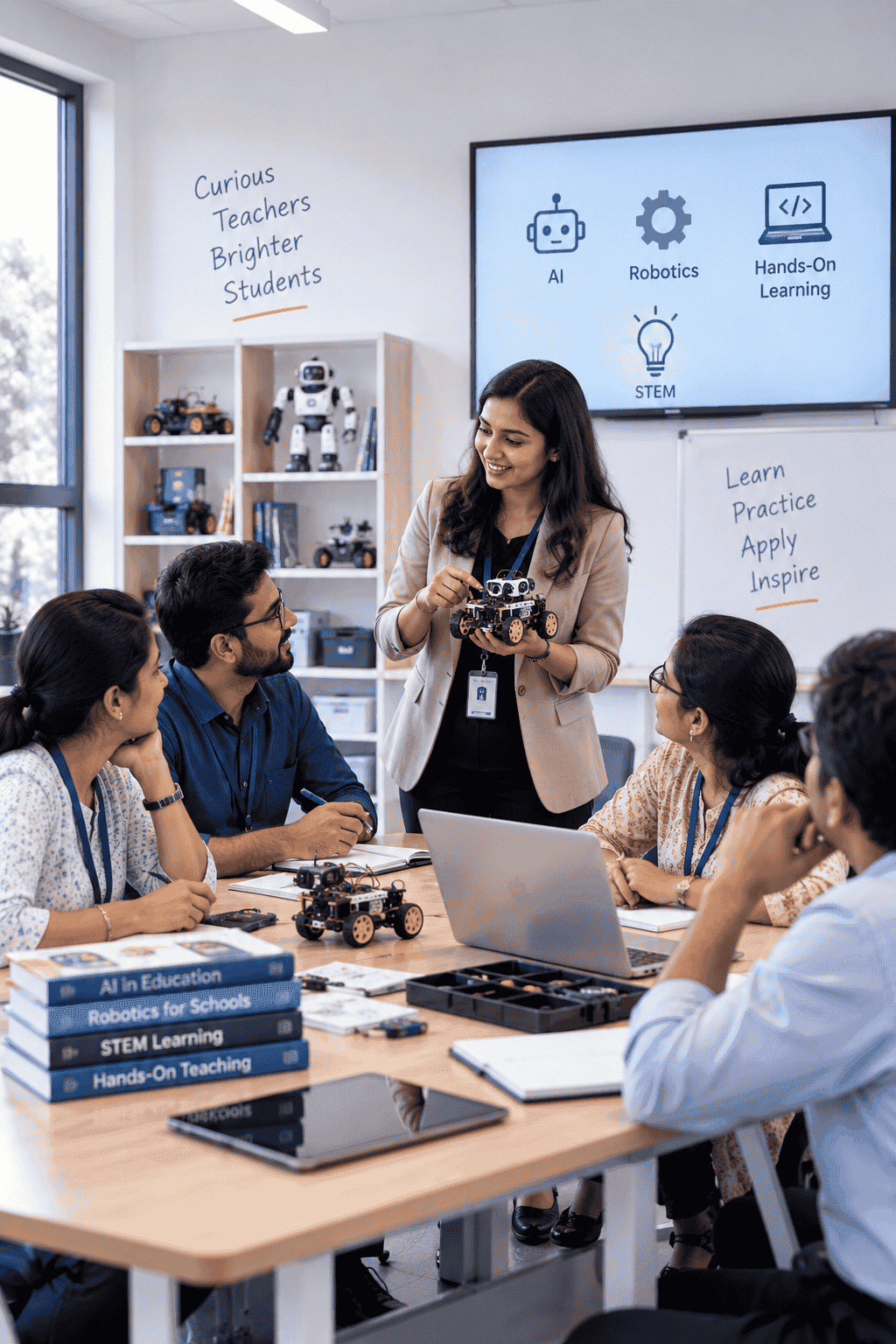 Hands-on robotics teacher training