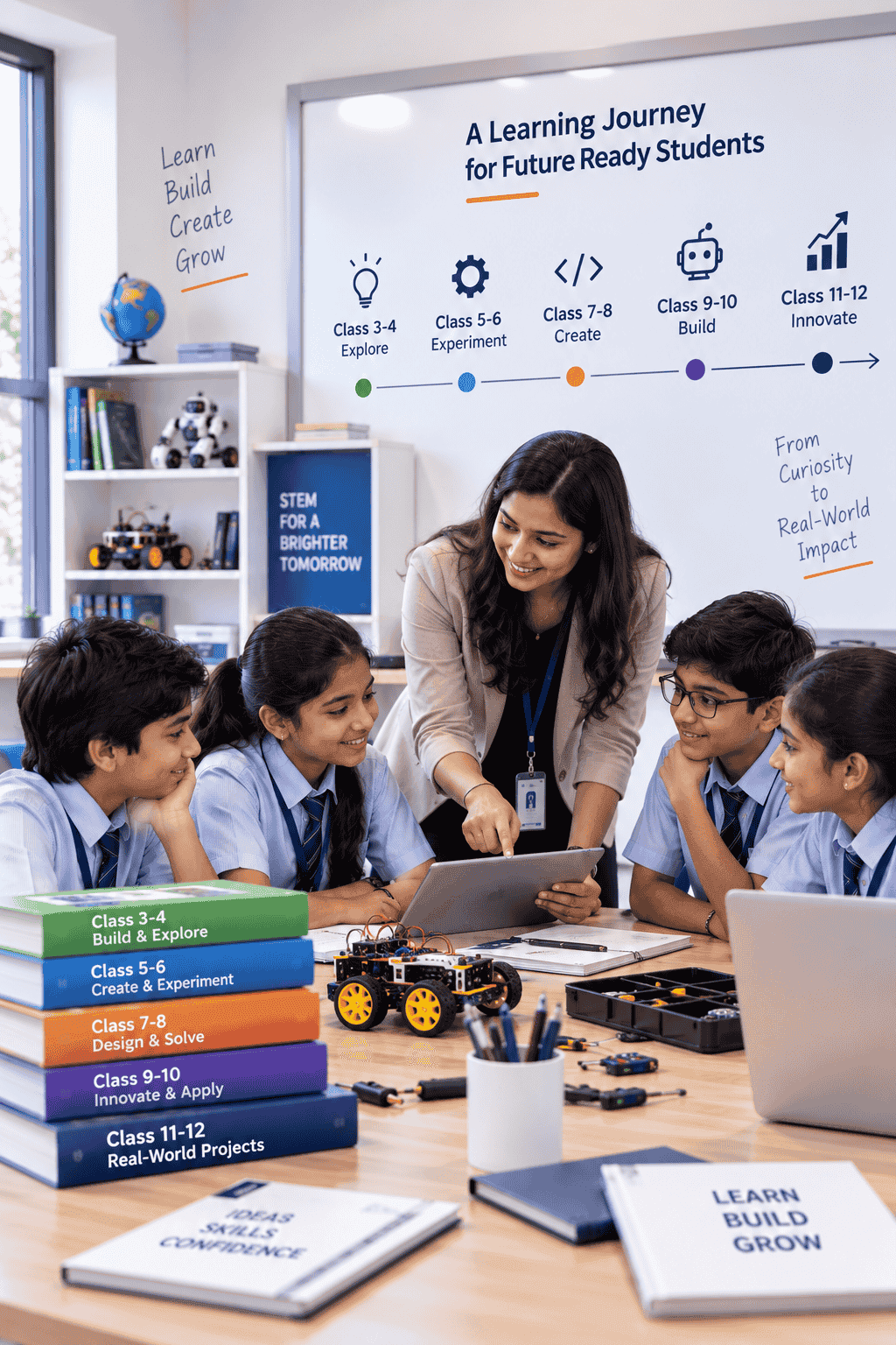 Hands-on STEM learning journey