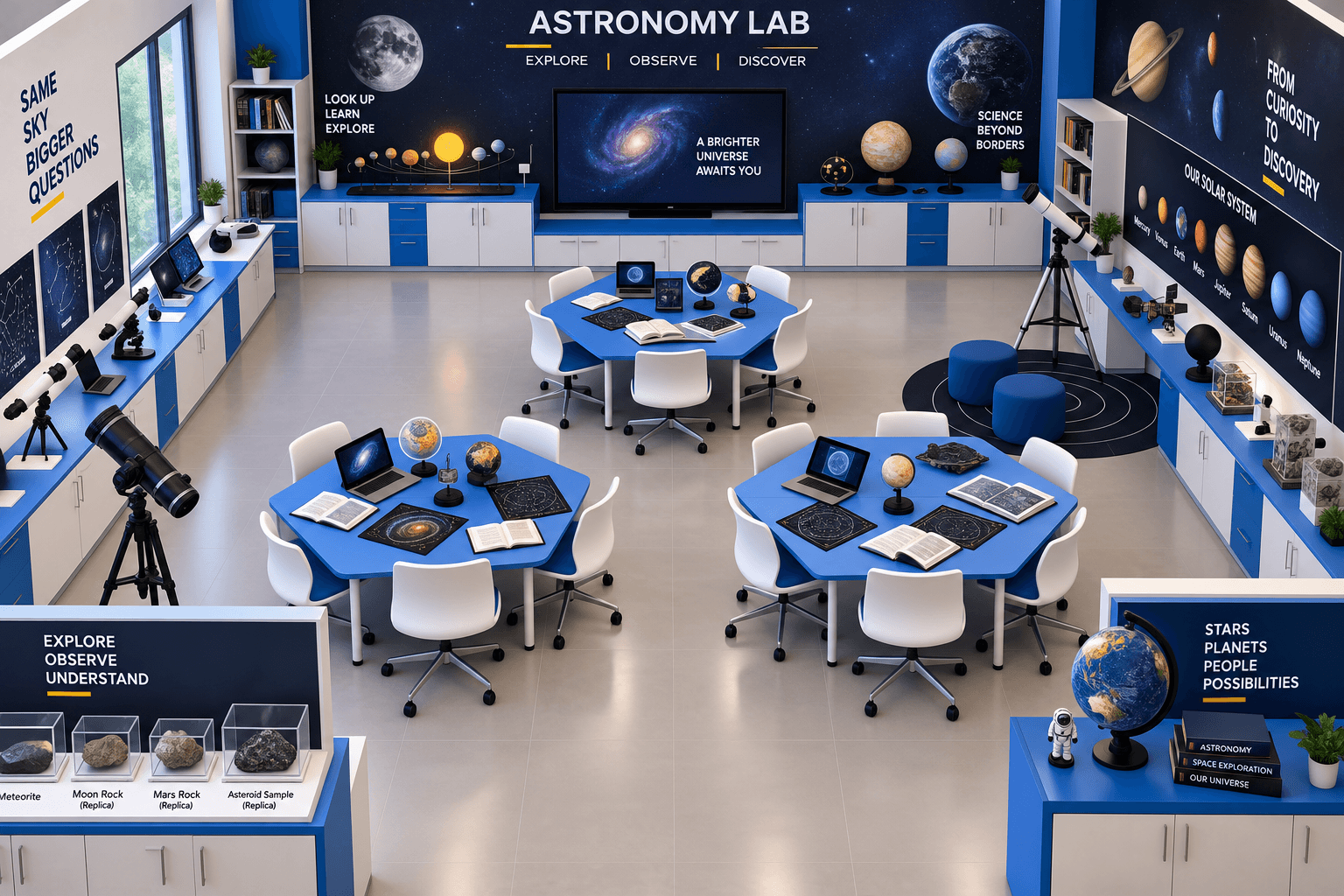 Modern Astronomy Lab classroom