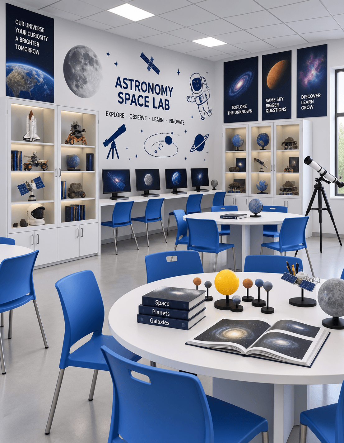 Modern Astronomy / Space Lab classroom