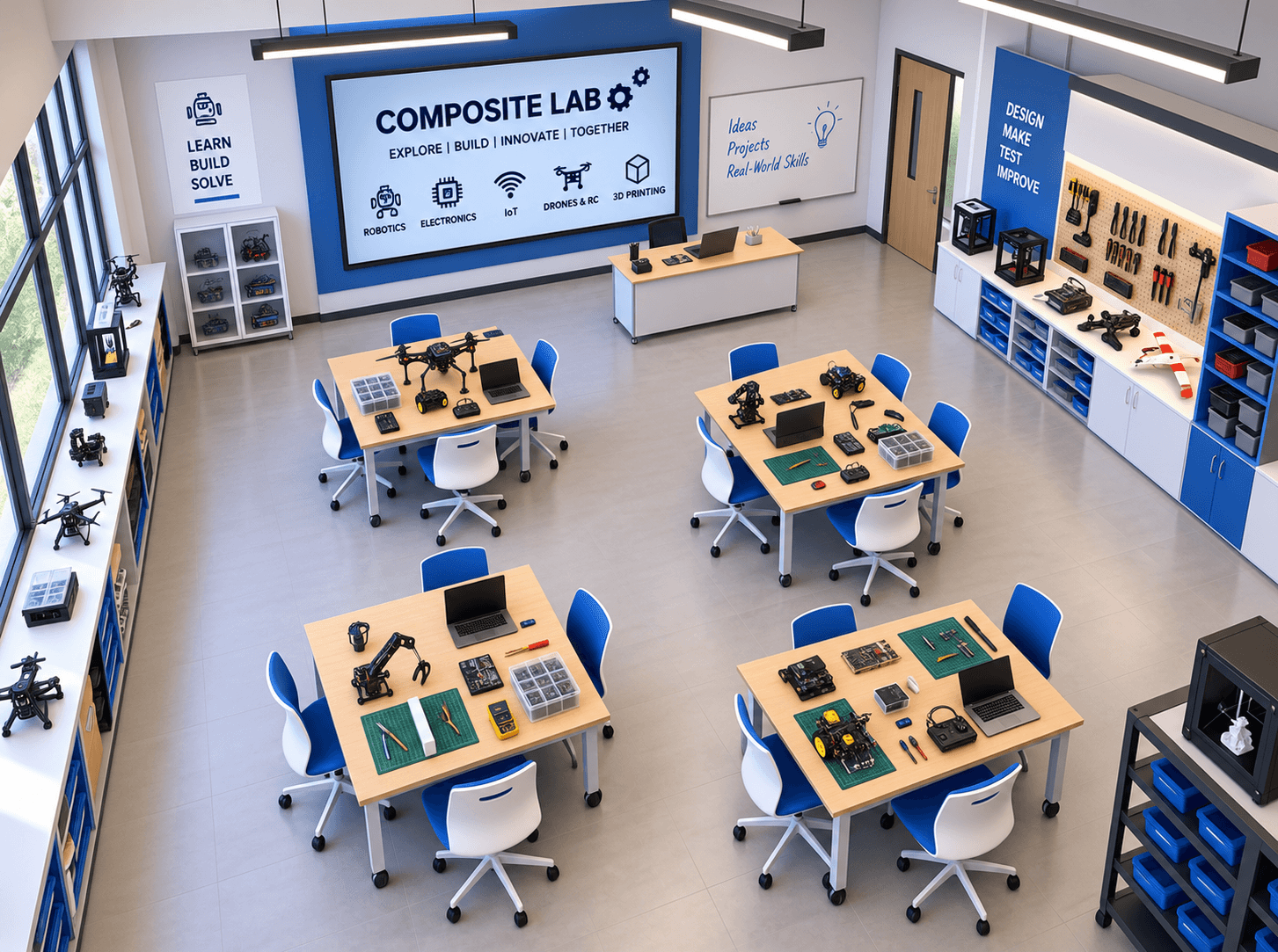 Modern Composite Skill Lab makerspace